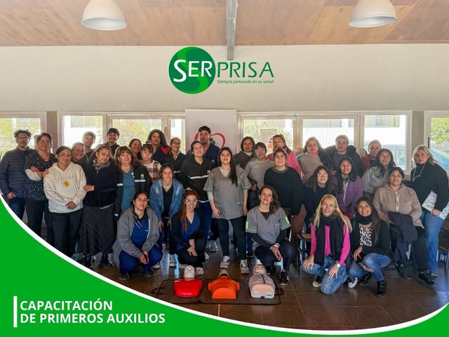 Capacitación de primeros auxilios realizada por Serprisa